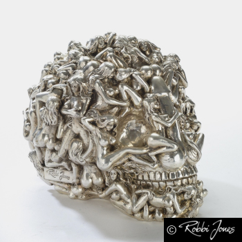 Robbi Jones - Nude Woman Skull (love and death)